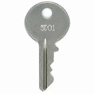 Replacement Key 5D45 Custom Code Precision Cut for Reliable Lock Compatibility for CompX Chicago