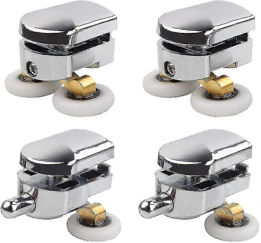 23mm Electroplated Sliding Shower Rollers