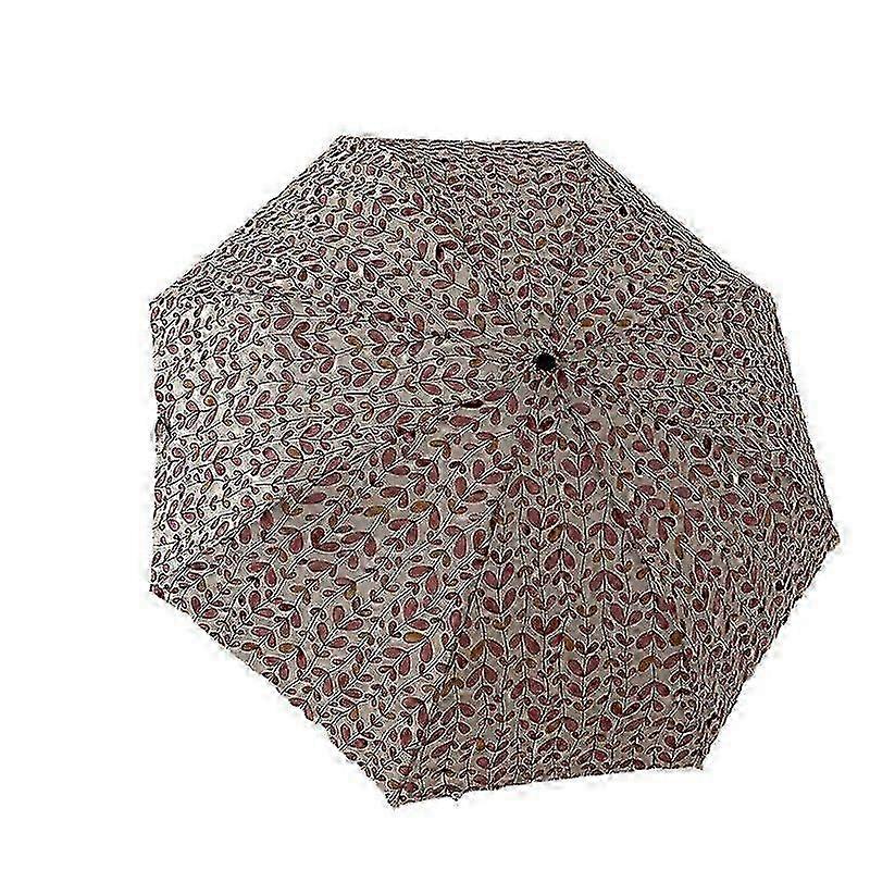 Dual-Purpose Solid Wood Handle Umbrella
