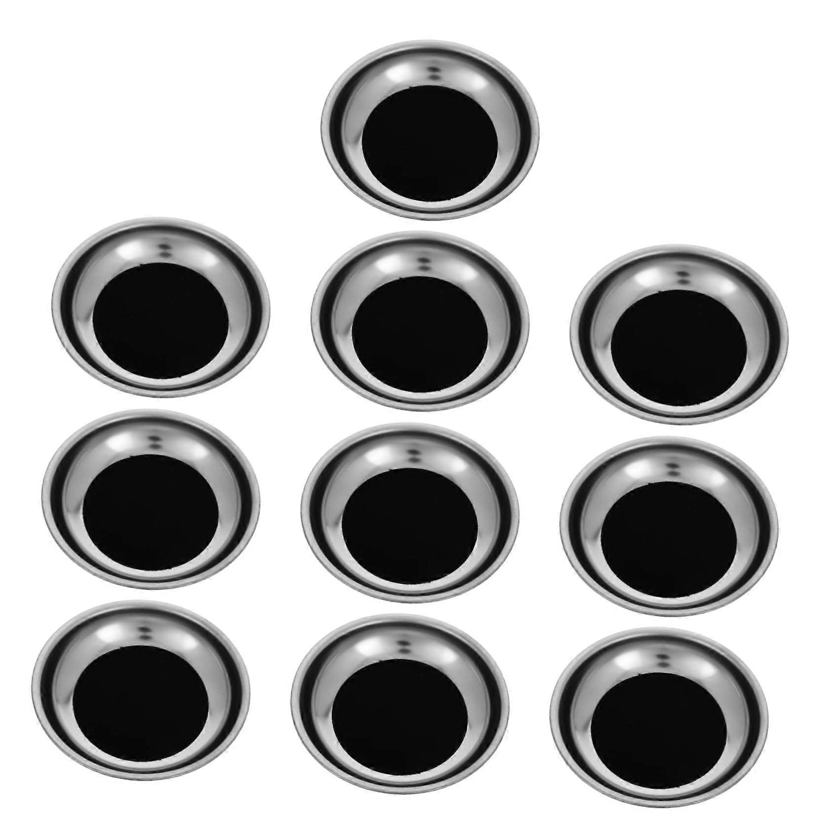 10pcs Magician Cup Pad Set for Tricks, Durable Smooth Surface, Beginner Friendly Magic Props