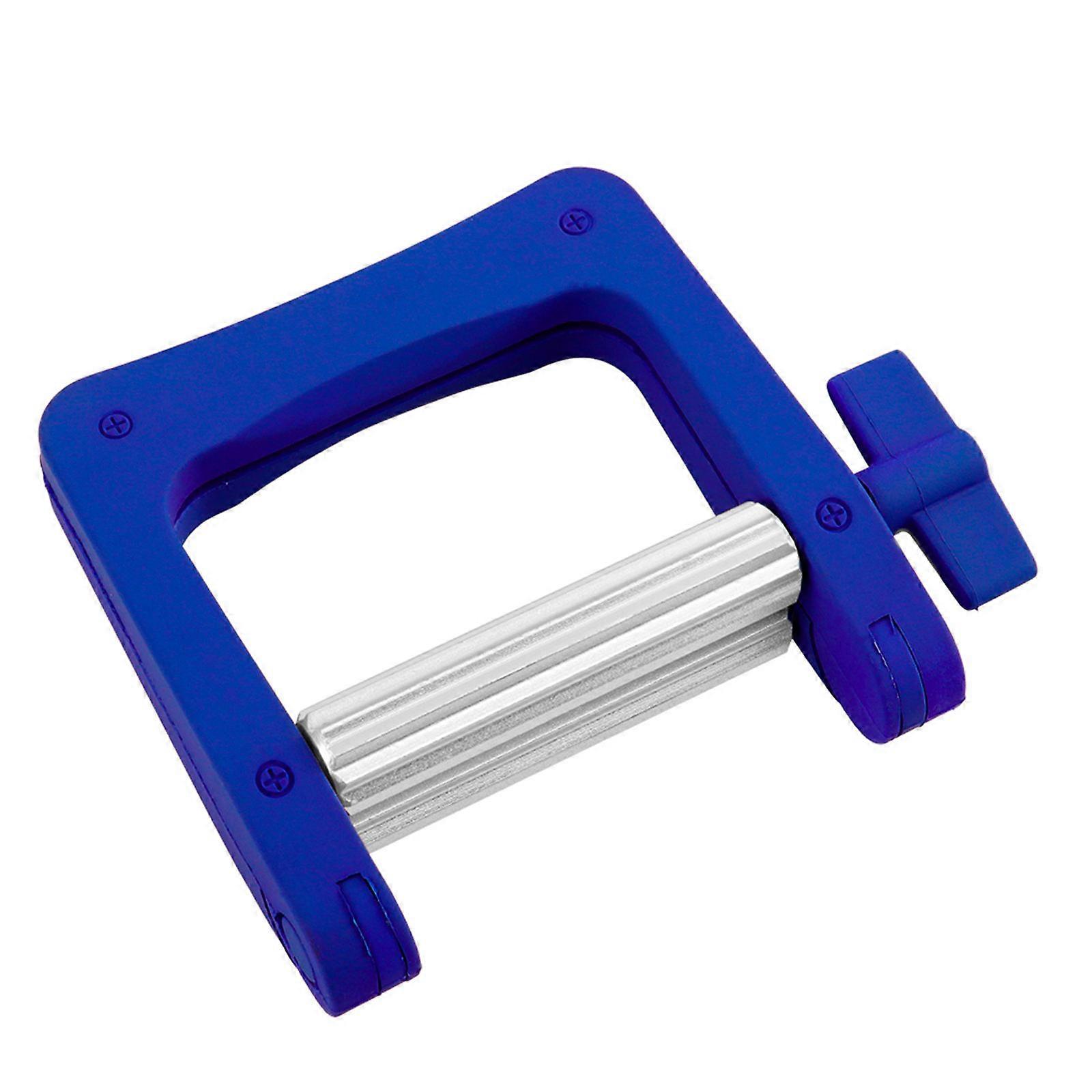 Toothpaste Squeezer Metal Extruder for Manual Toothpaste Blue Tool