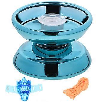 Blue Alloy Entry Level Yoyo for Playing 1Set of String Yo-Yo Balls