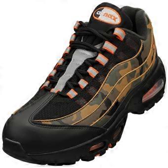 Nike Air Max 95 Og Qs Herre Modesneakers i Sort/Orange