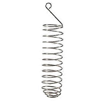 Spiral Birds Feeder, Millet Treat Fruit Holder for Parrot - Stainless Steel-WHBYV