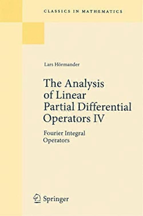 The Analysis of Linear Partial Differential Operators