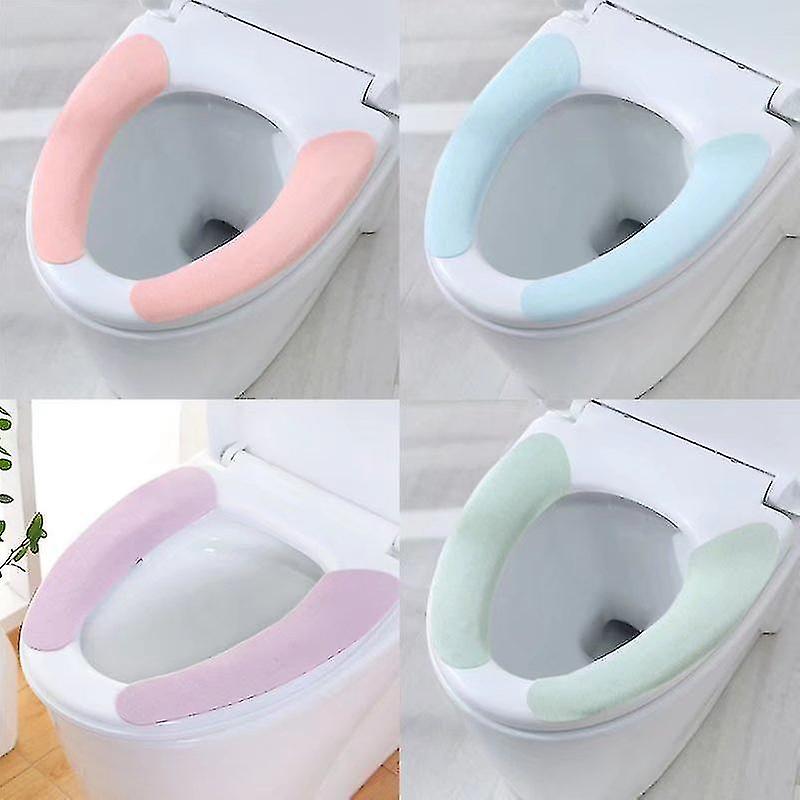 Kylpyhuone lämpimämpi WC-istuinsuojatyynyt pestävät ja uudelleenkäytettävät