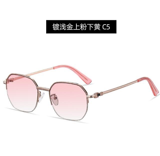 אאוטלט חדש משקפי שמש לנשים בהבחנה גבוהה Uv400 אנטי סגול תיל תלוי כלי שיט משקפי שמש