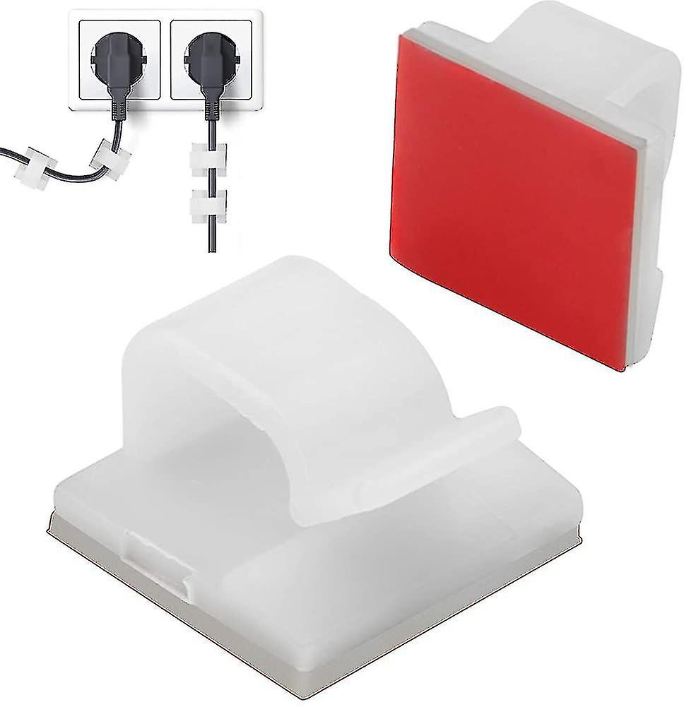 100pcs Cable Clamp Self-adhesive Cable Holder Wire Holder Cable Clips Set