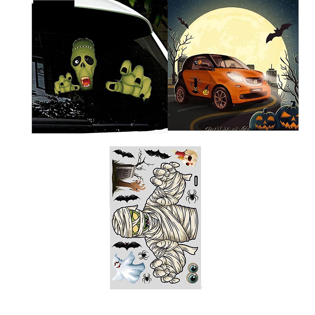 Halloween Automobile Stickers Outside Decals Ornaments Fit for Vehicle Window