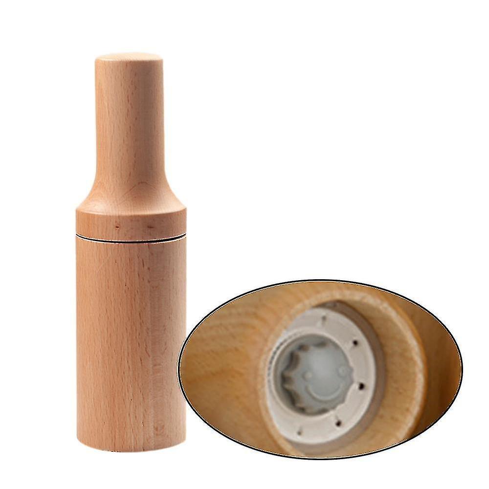 thumbnail image 2 of Molino de sal o pimienta de madera de acacia de cintura recta, especia manual, 2 of 4
