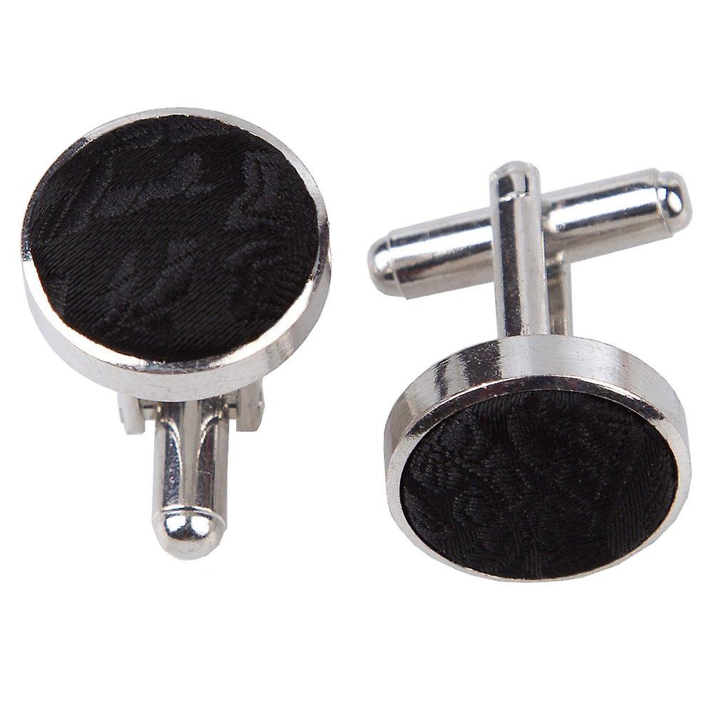 Black Paisley Cufflinks