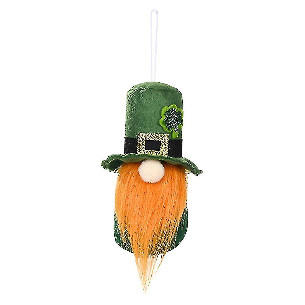 st. Patrick's Day Gnome, For Table Tree Hanging Decoration, C
