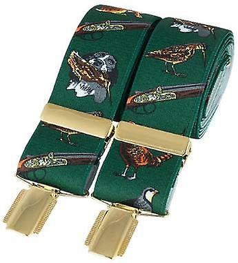 David Van Hagen Classic Hunting Fashion Brace - Green