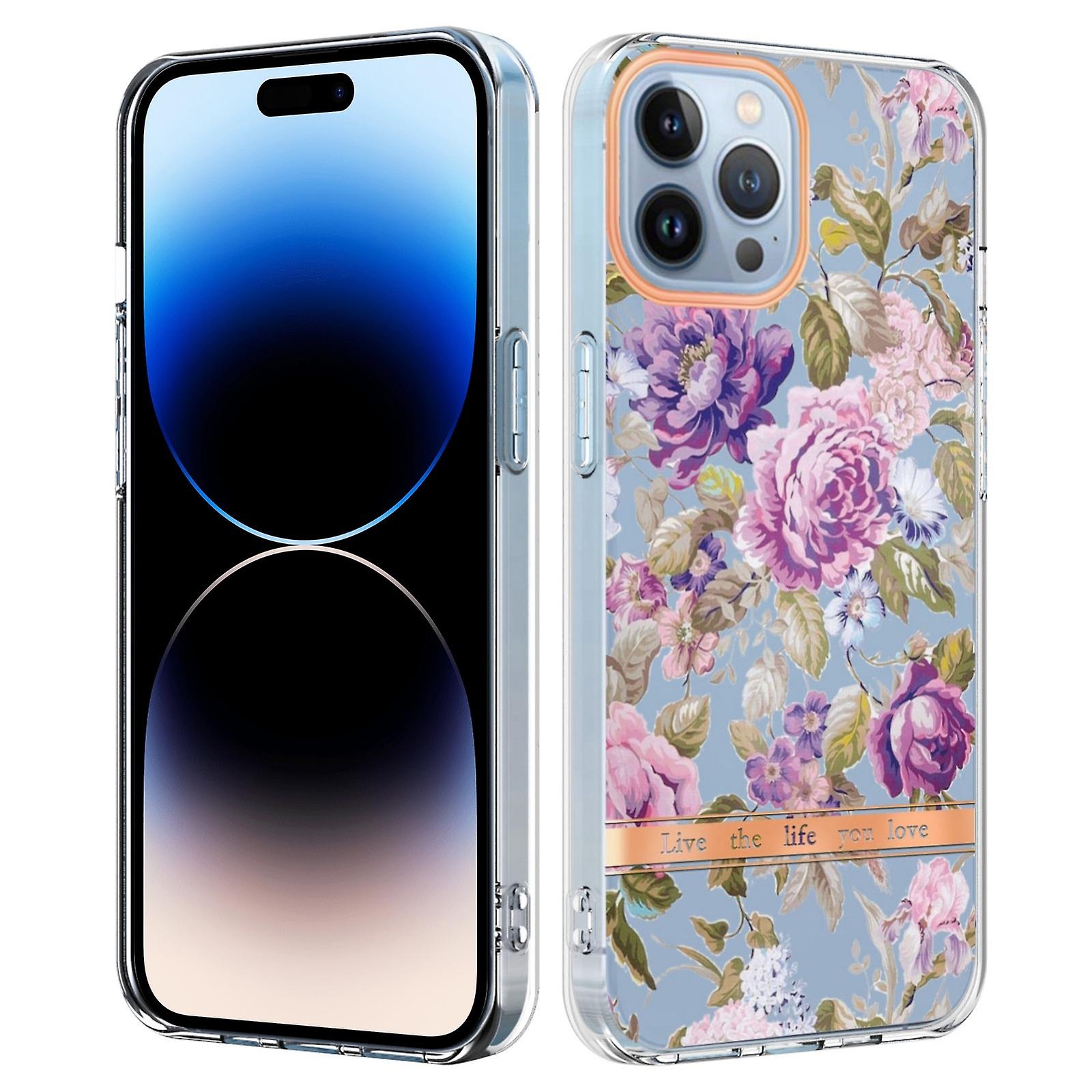 Flowers and Plants Series TPU Case For iPhone 14 Pro