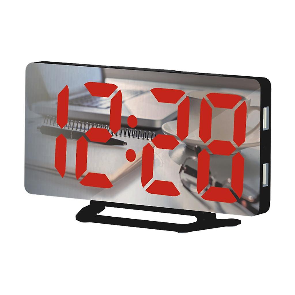 Digital Wall Clock Desktop Simple Electronic Clock Bedside Bedroom Red