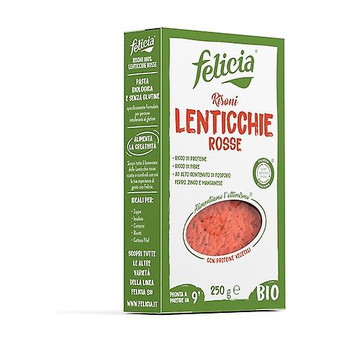 Organic red lentil risoni 250 g