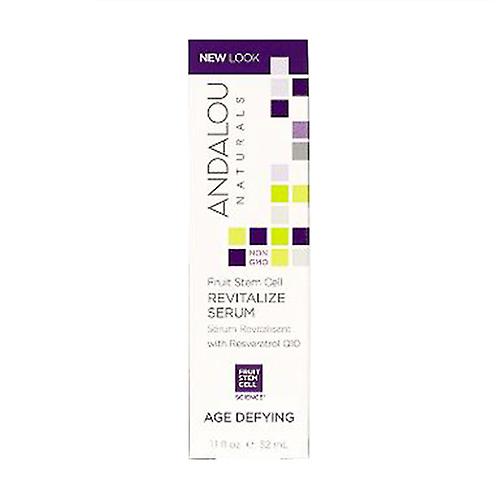 Andalou Naturals Fruit Stem Cell Revitalize Serum, 1.1 oz (Pack of 3)