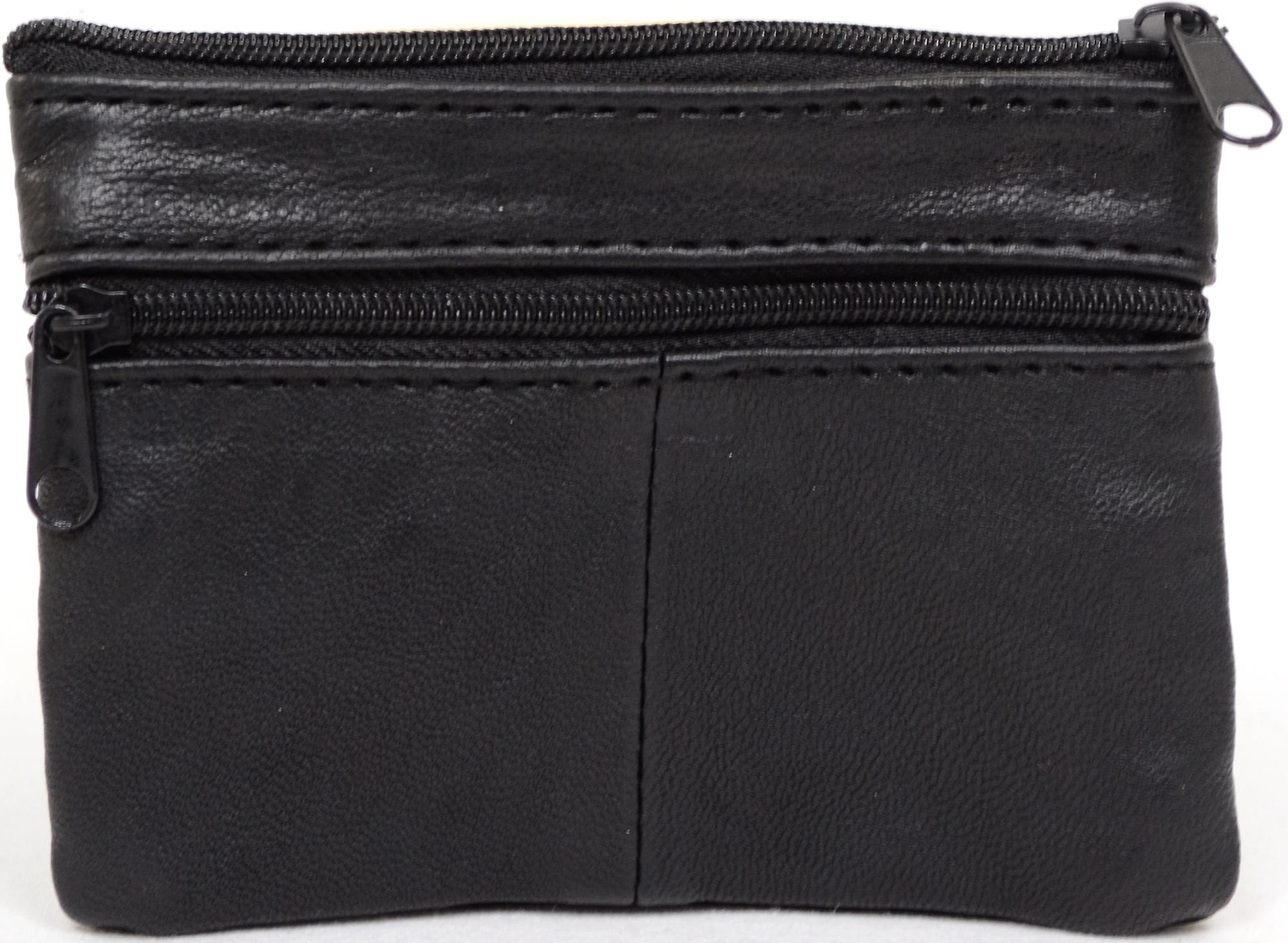 Money Coin Holder with Zipped Compartments