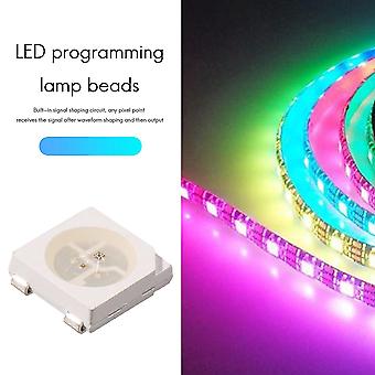 Wlauqueta 100 Stück WS2812B RGB LED 5050SMD PCB WS2812 Pixel Adressierbar Einzeln DC 5 V