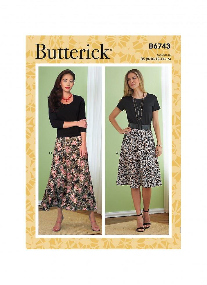 Butterick Paper Sewing Pattern 6743