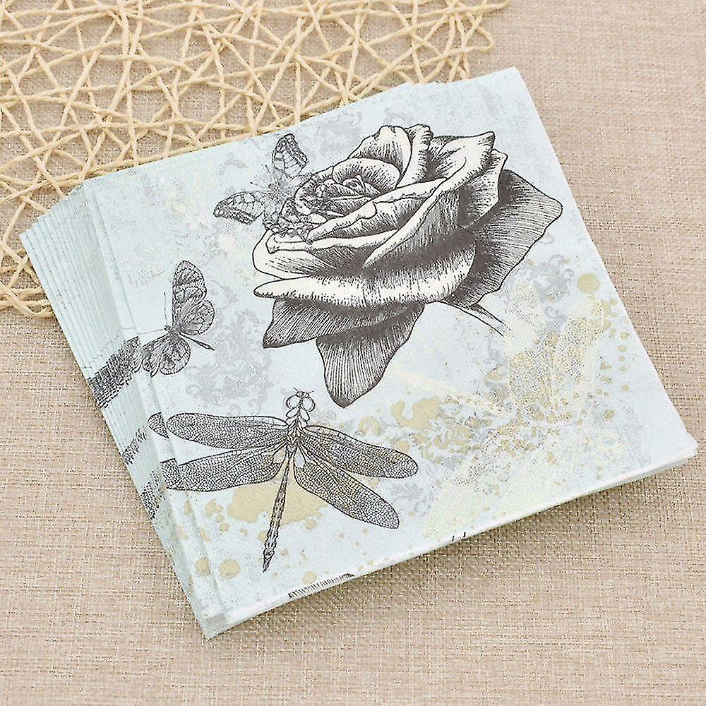 Paper Napkins Printed Face Tissue Paper For Personal Household Hygiene And Party Sm145604