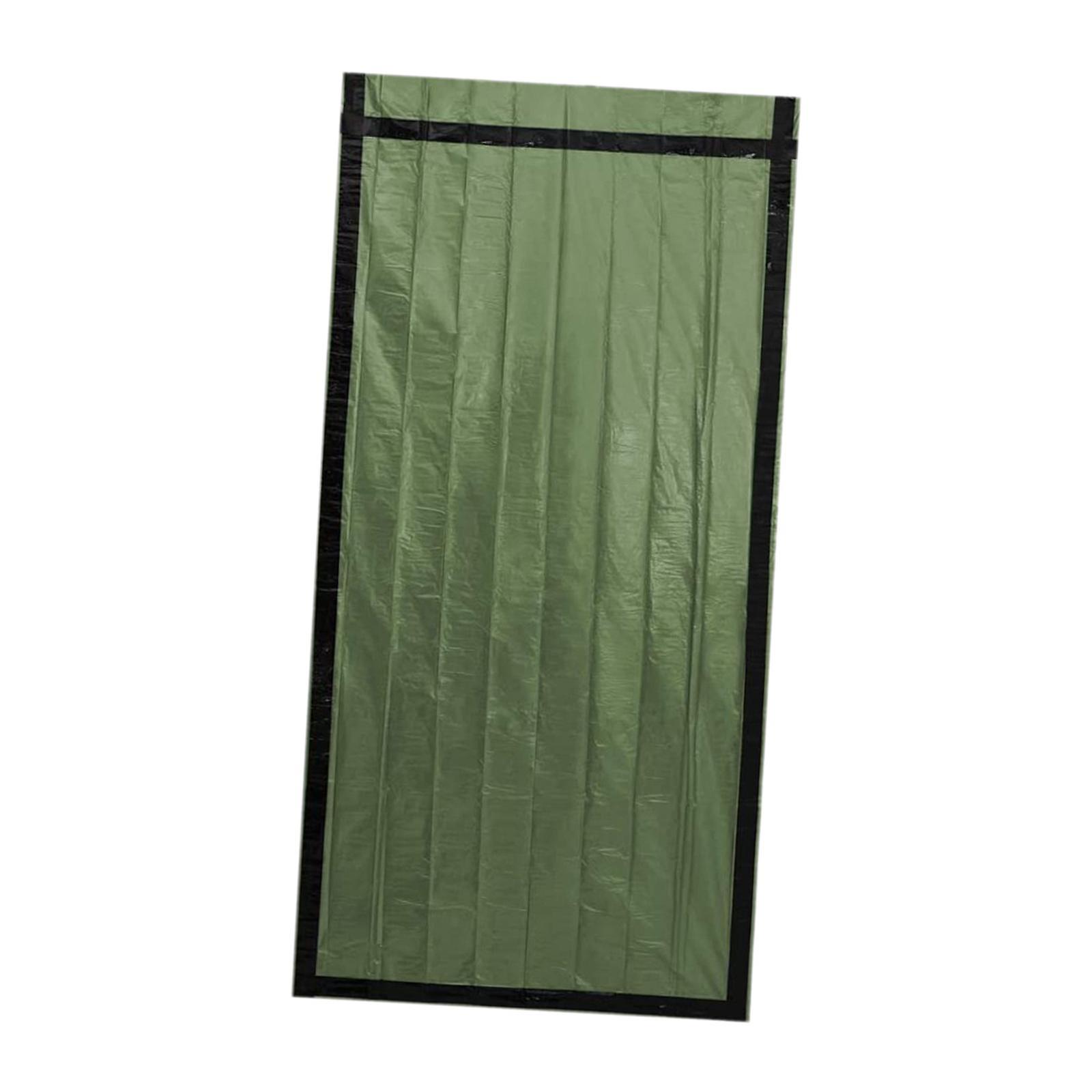 Utomhuscamping Termisk sovsäck Nödöverlevnadsfilt Grön