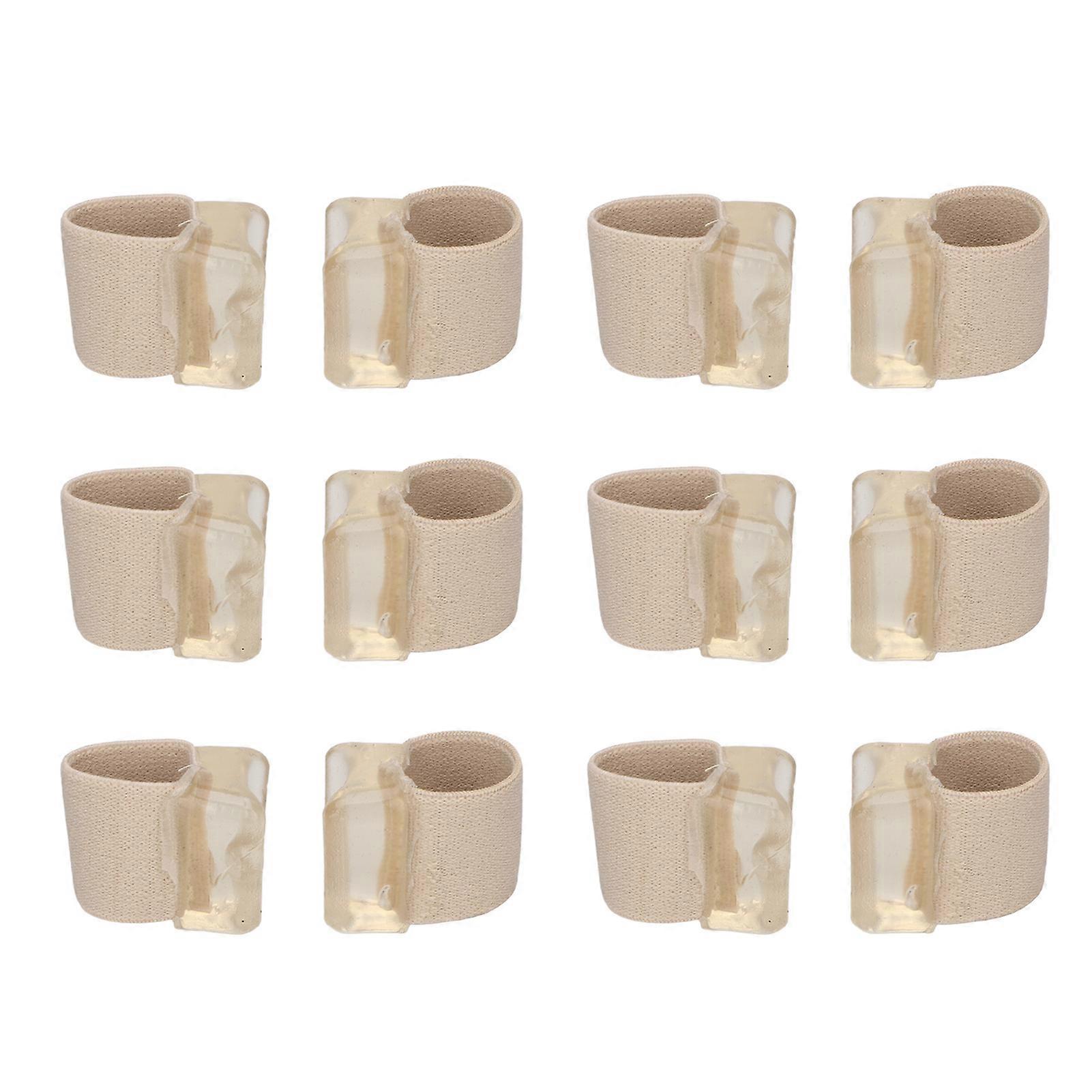 6 Pairs Toe Separator Elastic SEBS Reduce Pressure Prevents Friction Soft Toe Corrector for Hammertoes Bunions Sports