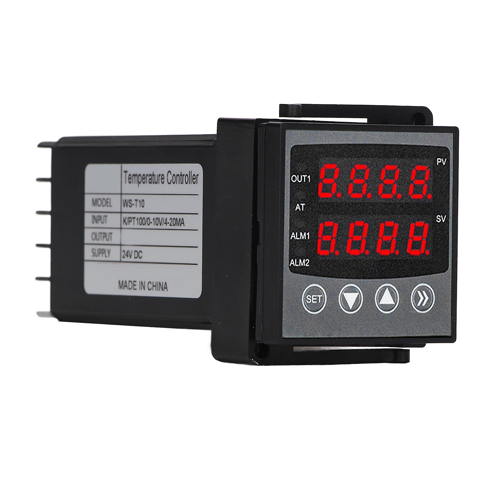 PID Temperature Controller Dual Display 44x44x100mm High Accuracy AC