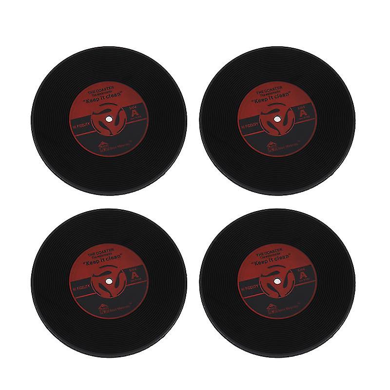 4pcs Record Cup Mat