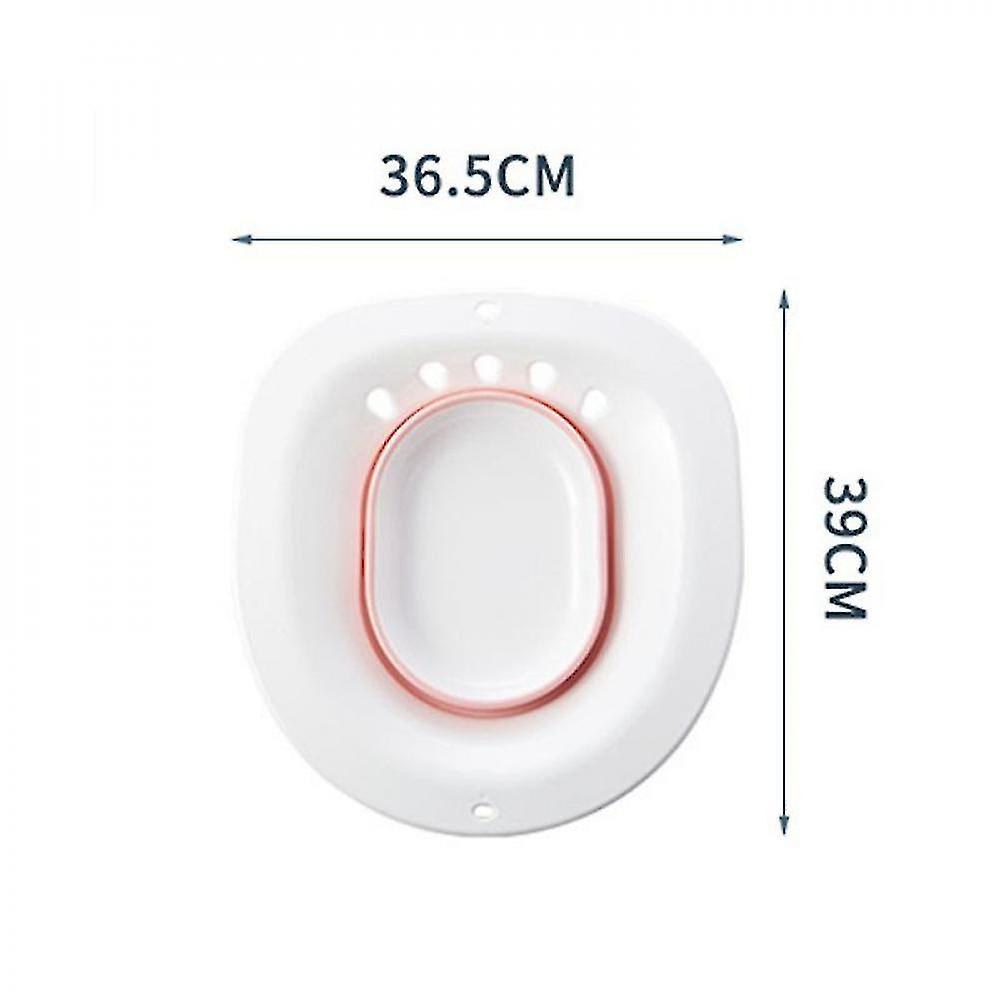 حمام المقعدة للمرحاض - حوض حمام المقعدة المحمول لعلاج البواسير ، رعاية ما بعد الولادة ، النساء الحوامل ، العجان ، نقع الفرج الإغاثة ، و