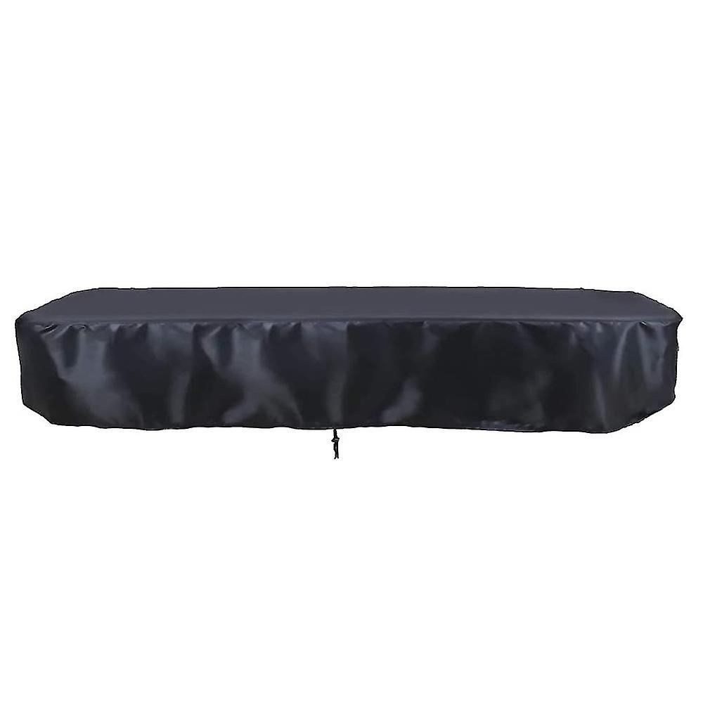 8ft Billiard Pool Table Cover with Drawstring Durable Waterproof Table Cover for Rectangle Table, Black
