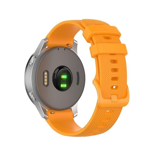 Replacement watch strap for Garmintaille 18 mm universal yellow