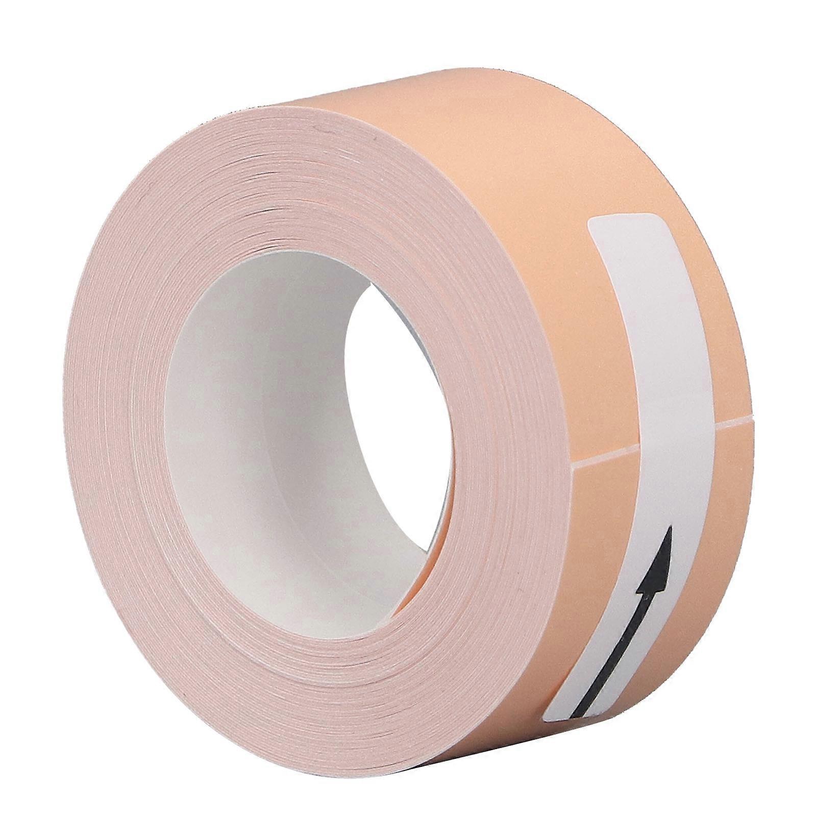 Thermal Paper Roll Orange 15mmx4.3m Inkless Print Paper with Back Adhesive for Label Tag