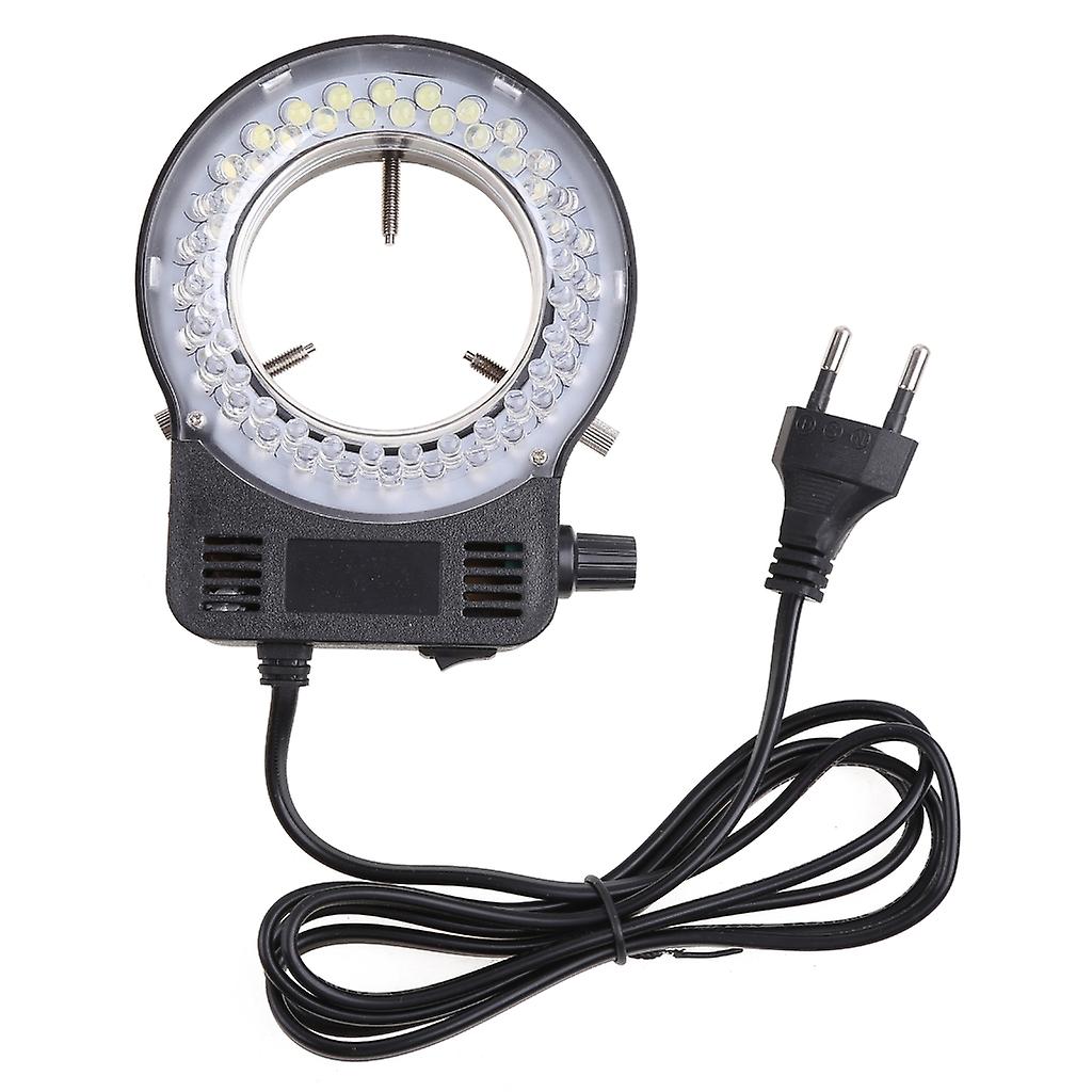 Single Cylinder Binocular Stereo Microscope Ring Lamp LED Ring Light Adjustable