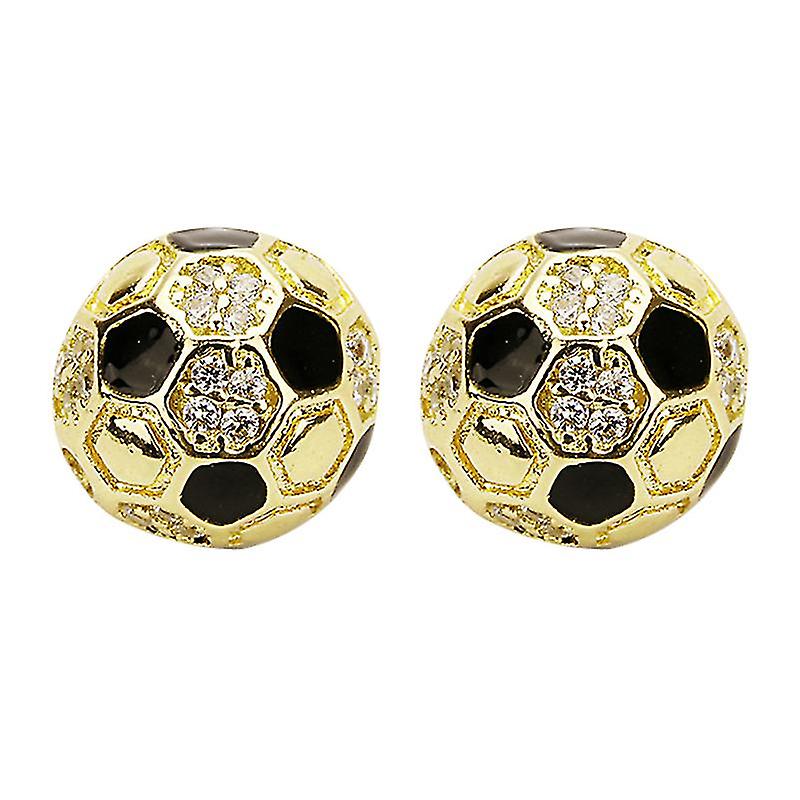 2pcs Football Spacer Pendants