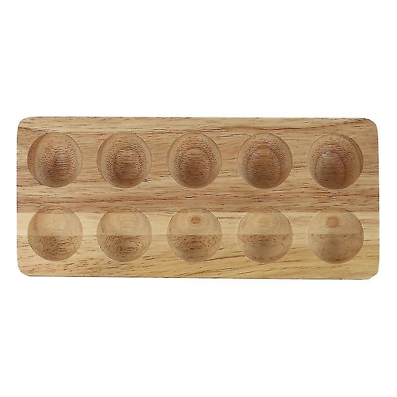 1pcs Wooden Egg Storage Rack