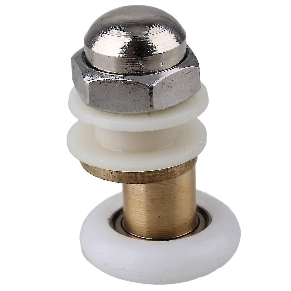 For 19mm Dia Partiality Shower Sliding Door Roller Runner Wheel Copper Axis WS22