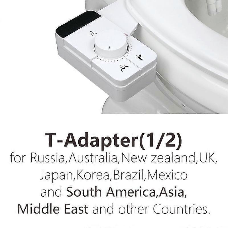 WASHERO Bidet Toilet Seat Bidet Sprayer Japanese Cover Dual Nozzle Cleaning Wc Non Electric Attachable Baday