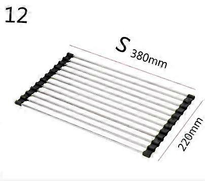 Folding Kitchen Drain Sink Rack Stainless Steel