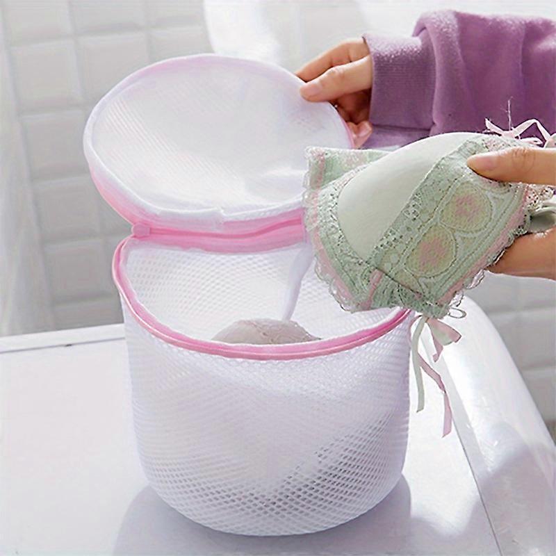 Durable Mesh Laundry Bag for Delicates Secure Zipper, Anti-Deformation, Home and Laundry Room Bra Protector