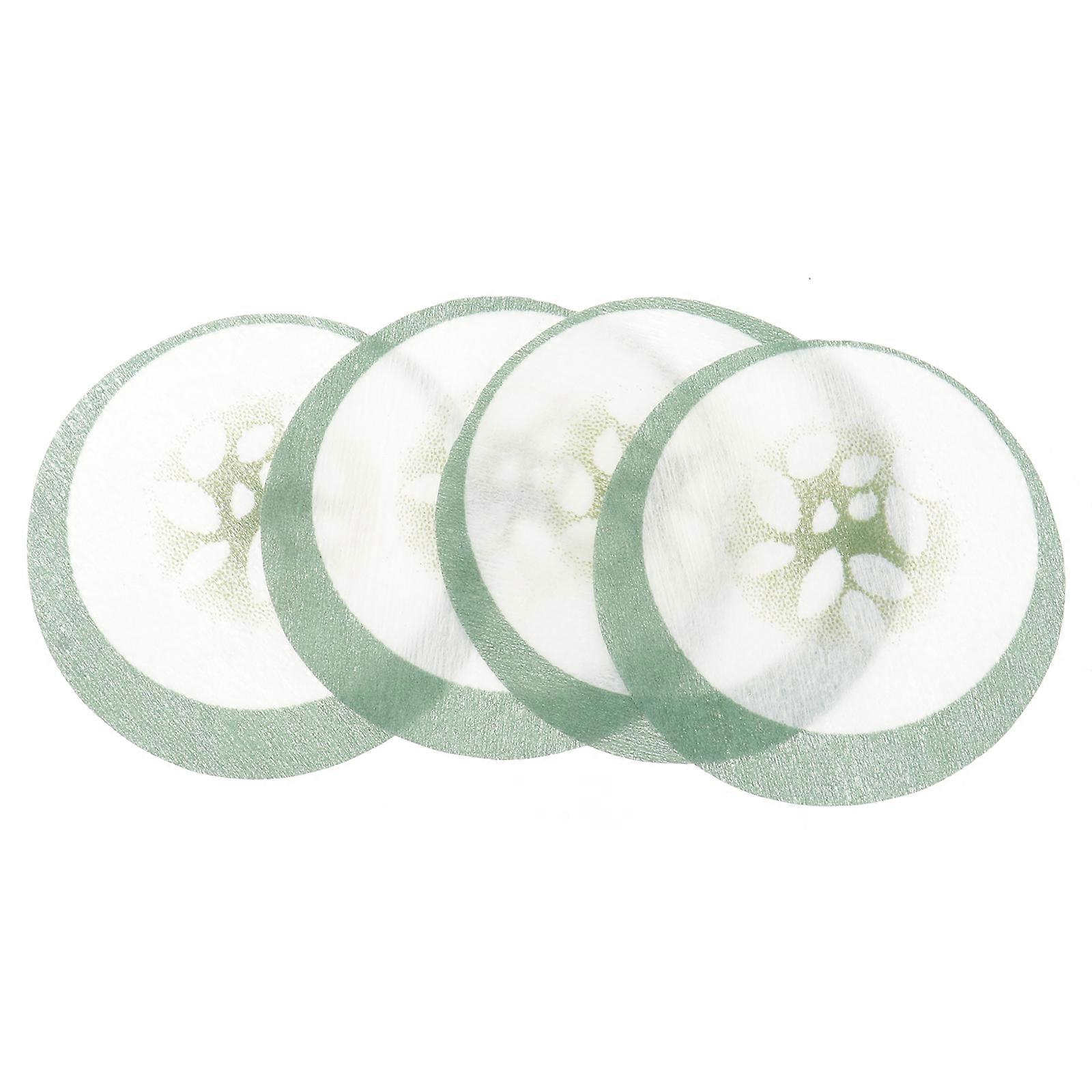 100 Pcs Makeup Eyeshadow Cucumber Eye Pads Dark Circles Disposable Eye Mask Lint Free Eye Pad Eyelash Extensions Paper