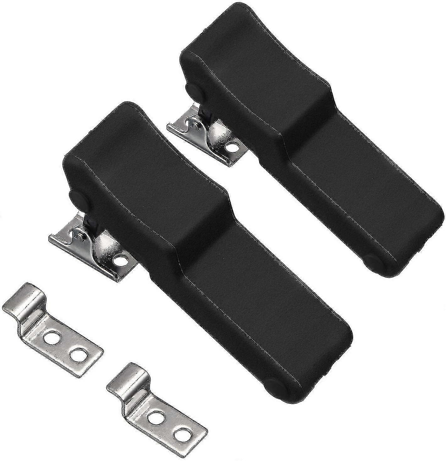 2pcs Flexible Rubber Draw Latch, Front Storage Rack Latch Over Center Thermoplastic Elastomer Boat Latch