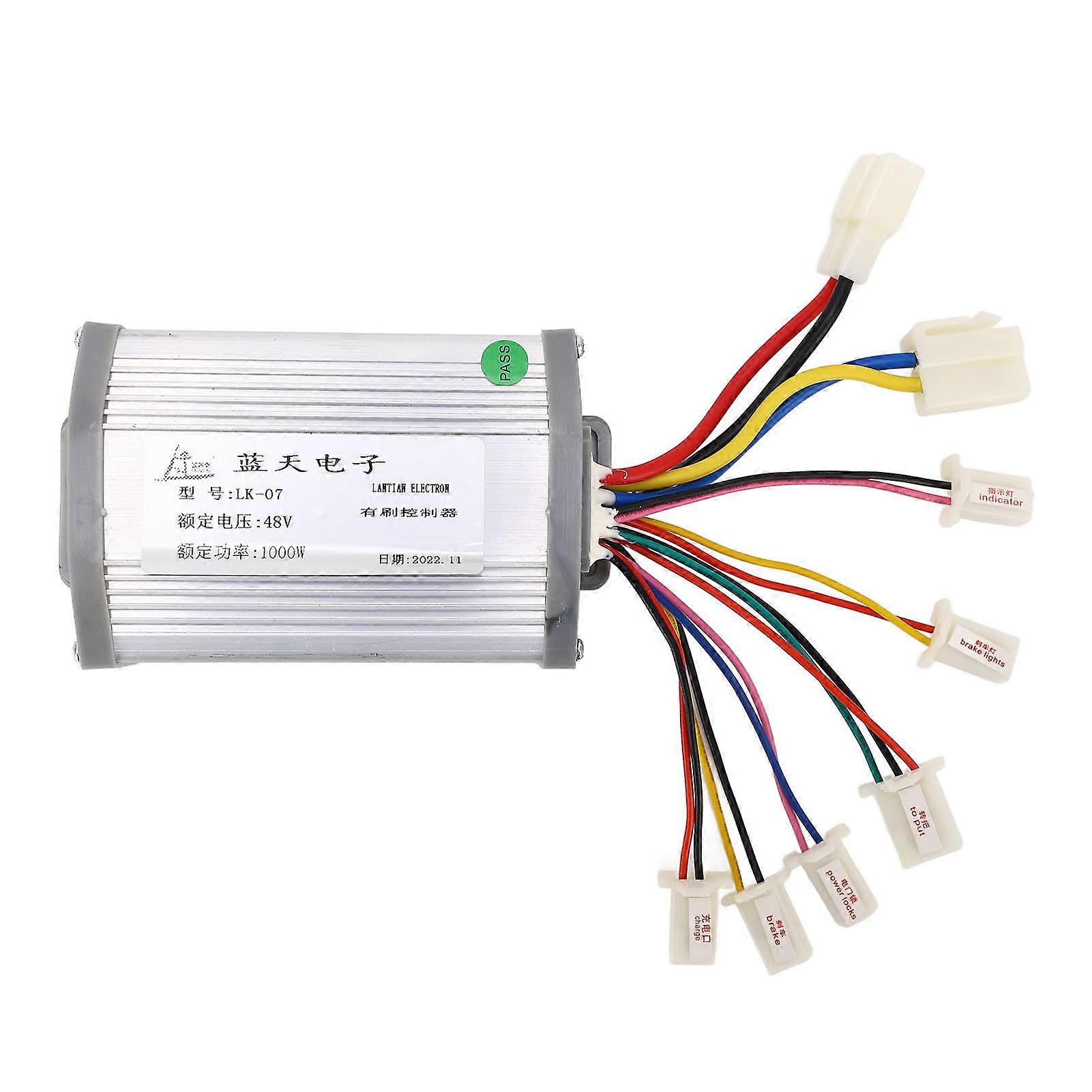 1000w 48v Brush Motor Speed Controller For Electric Bike Scooter Conversion Brushed Motor Controller