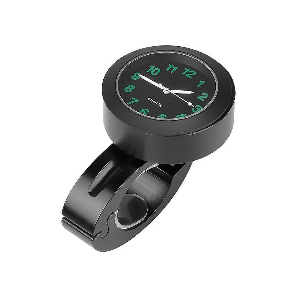 Luminous Clock Handlebar Mount for Motorcycle Scooter Bicycle Handlebar Watch Universal Aluminum Alloy Waterproof Time Display
