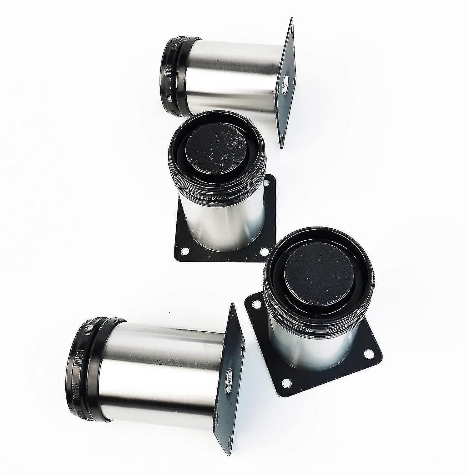 4個80mmの家具フィートソファ足のソファの足の家具の椅子キャビネットのベッドのセッテの足調節可能な高さ