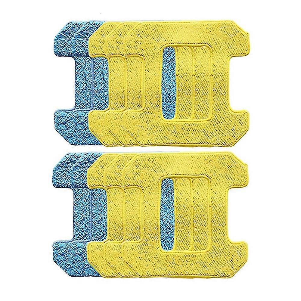 10pcs Rubbing Mop Pads For 298 Window Cleaning Robot Accessories Microfiber Material Wet Cleaning+d