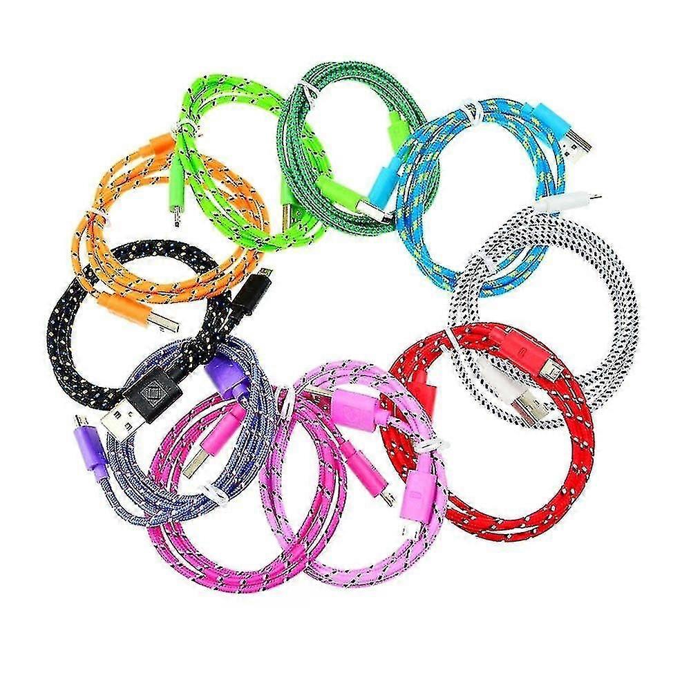 line braided nylon data generation color woven charging for6