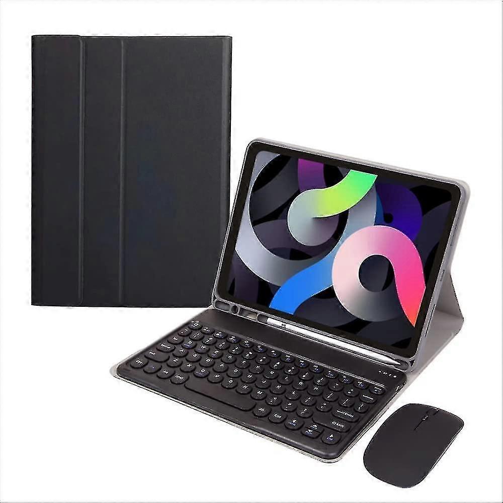 Ipad Mini 5th Gen Mini 4 Keyboard Case avec souris Couleur Clavier Circulaire Touches Capuchons Mignon Candy Couleurs Bluetooth Clavier Détachable Mini 5ème Génération