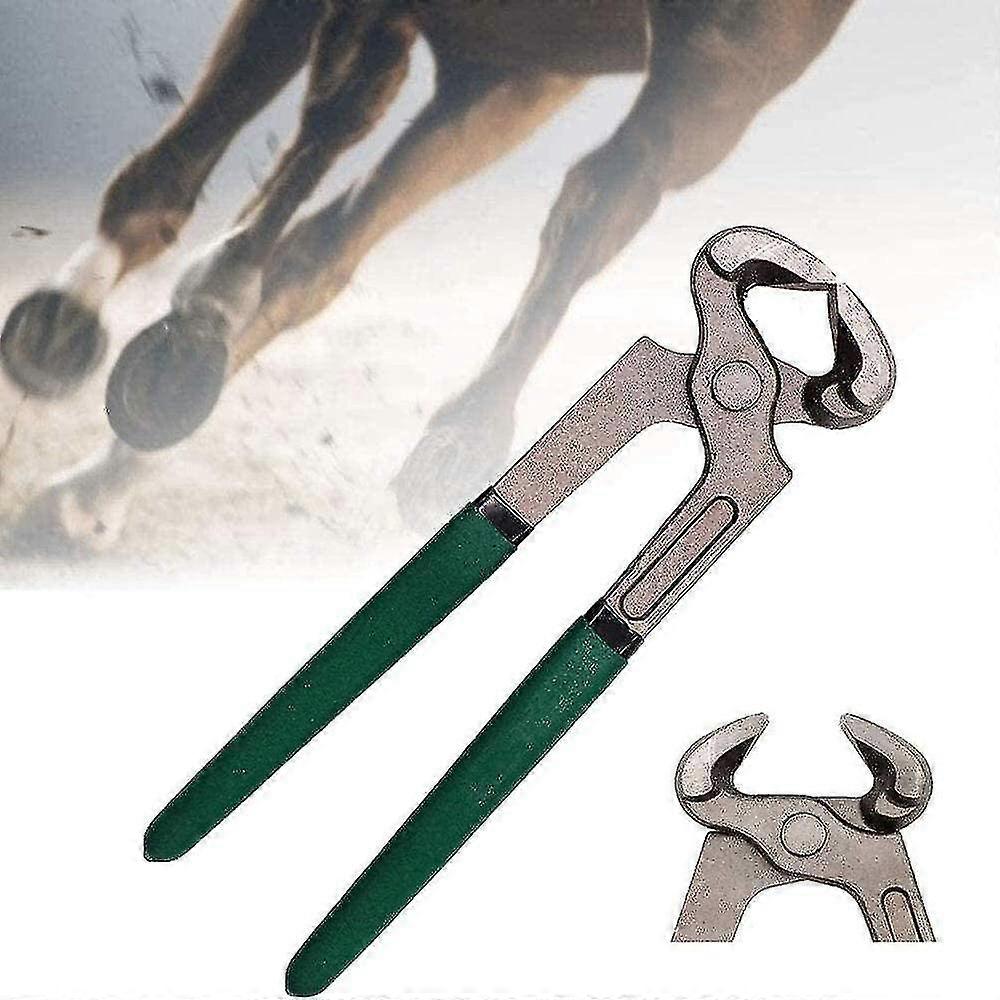 Multipurpose Hoof Trimmer Horse Hoof Farriers Nipper Durable Carbon Steel Hoof Forceps Cutter Handle Knife Tools For Goats Sheep Pigs Cattle Horses Da