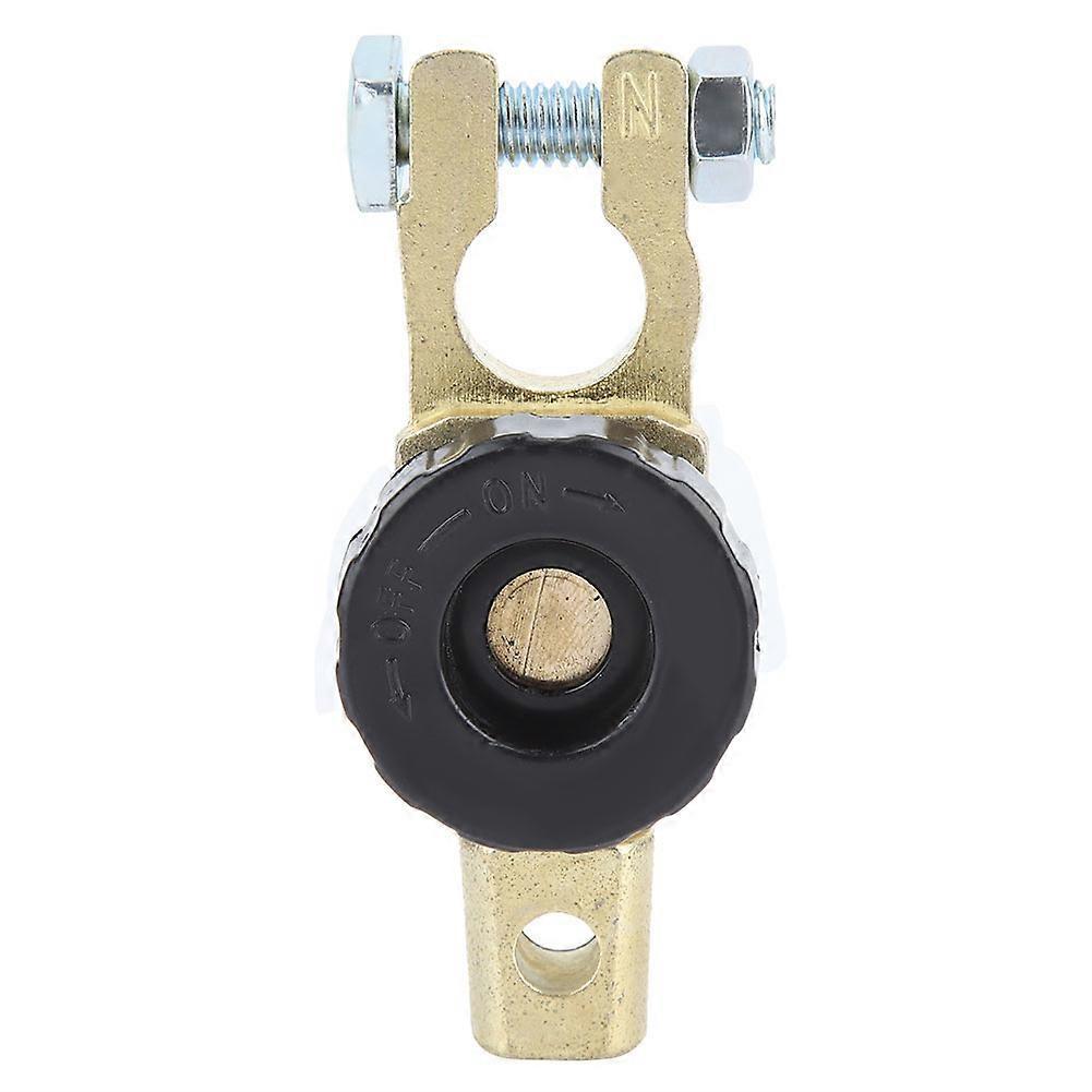 Car Auto Battery Link Terminal Knob Type Cut off Switch Master Disconnect Isolator(Black)